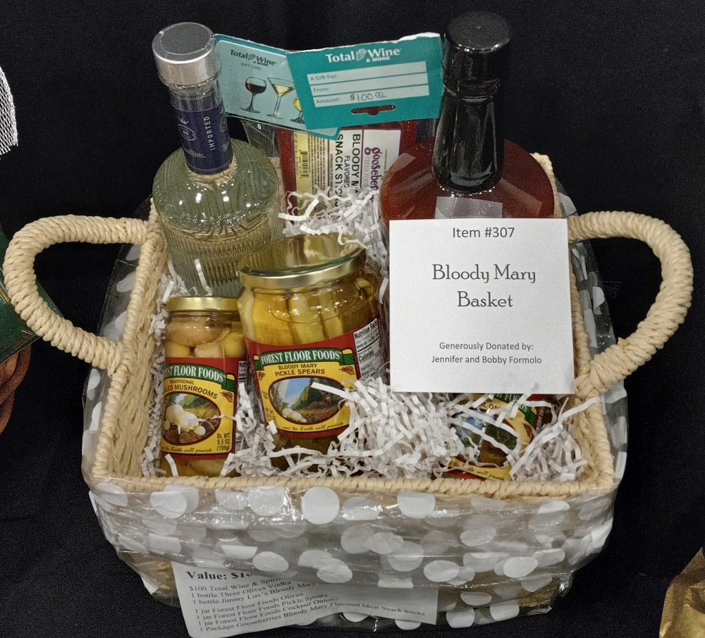 Bloody Mary Basket Aquinas Academy Gala 2022